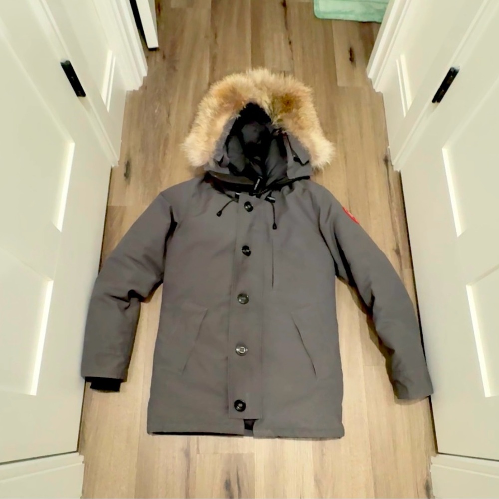 Men’s Canada Goose Chateau Parka Fusion Fit Down Jacket XS in Graphite